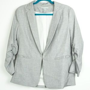 Cute Blaze Career Work 3/4 Sleeve Ruching (x1)